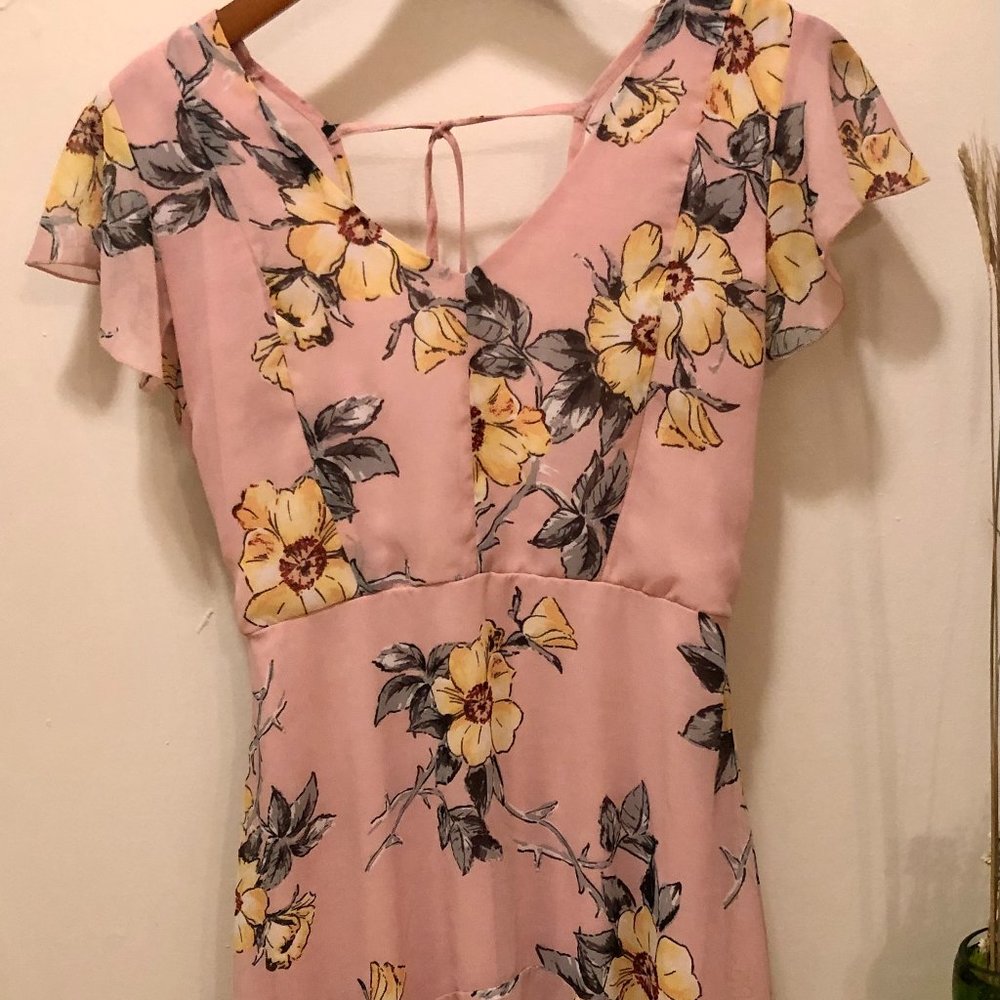 ROW A Pink Floral Dress